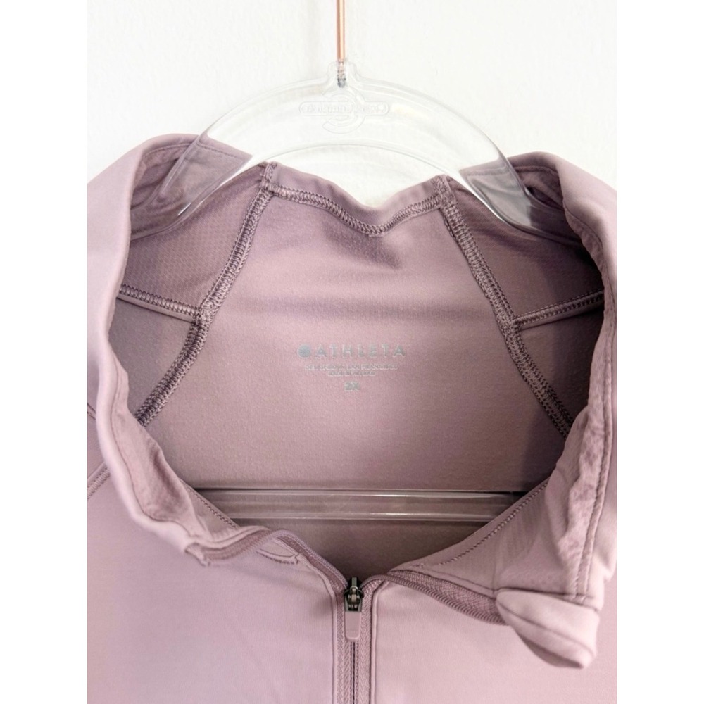 Athleta Salutation Jacket Blush Pink Size 2X Full Zip Yoga Activewear - Picture 5 of 8